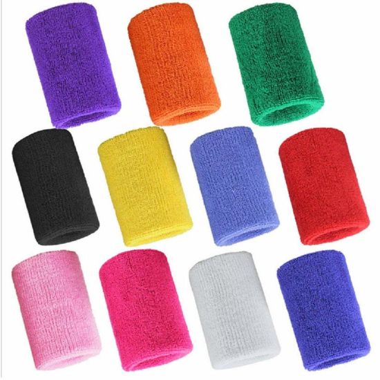 Sedex Audit Embroidered Sports Basketball Wrist Sweatband Wrist Support