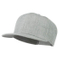 Custom 100% Wool Woven Flat Bill 6-Panel Blank Wool Snapback