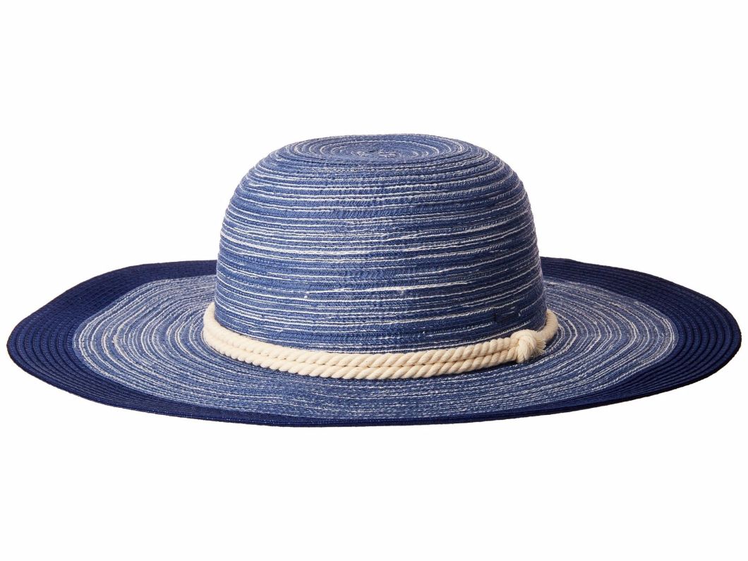 Wide Brim Beach Nautical Draw Cord Panama Straw Hat Beach