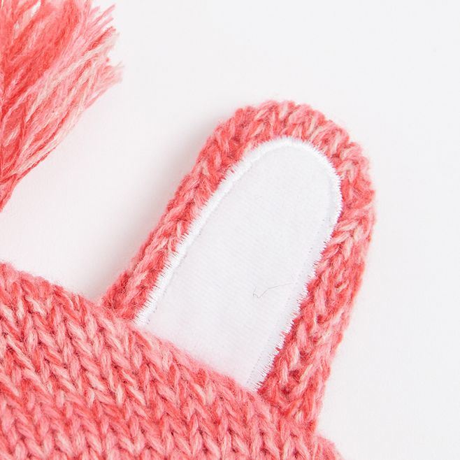 Acrylic Beanie Knitted Bear Kid Baby Animal Hat with Earflap