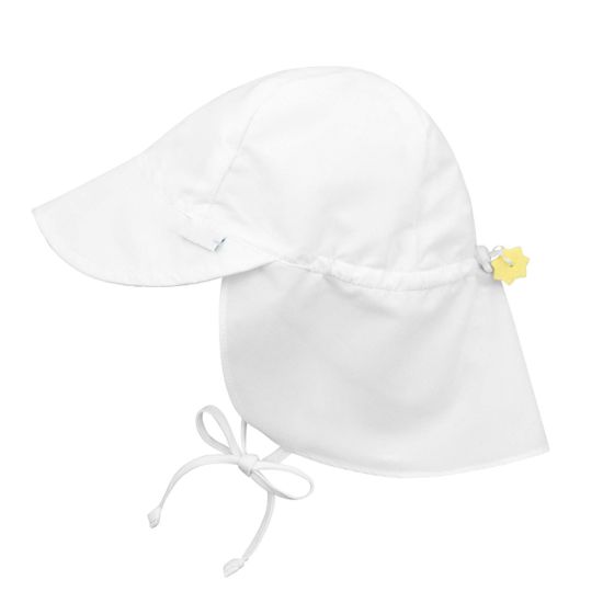 100% Polyester Kid Beach Hat Neck Flap Sun Protect Swim Cap