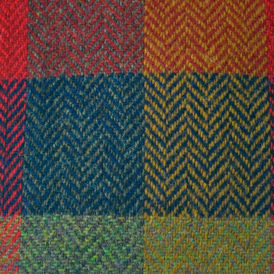 Breathable Wool Squares Donegal Tweed Wool IVY Cap with Eyelets