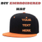 Wholesale 100% Cotton Embroidered Adjustable Custom Baseball Cap Hat Hiphop