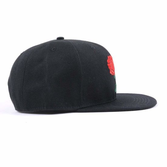 Sedex Audit 100% Cotton Snapback Flower Pattern Embroider Cap