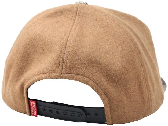 Sedex Audit Custom Hip-Hop Brown Wool Felt Snapback with Leather Brim