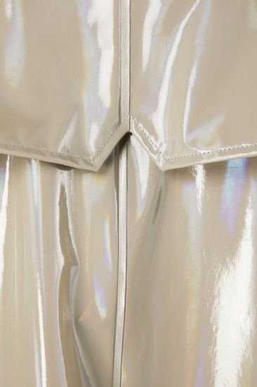 Casual Unisex Fit Holographic Jacket Fabric Column Pressure 4000 mm Raincoat