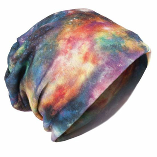Galaxy Caps Sublimation Multifunctional Multi-Type Baggy Slouchy Beanie Snood Caps