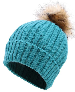Acrylic Unisex Winter Warm Chunky Slouchy Beanie Knit Hat Woman Sex with POM POM