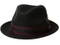 Short Brim Fedora Hat Wool with Pinched Center Dent Crown