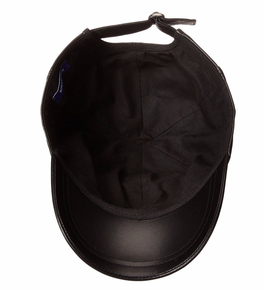 Sedex Audit Adjustable Baseball Style Curved Bill Faux Leather Hat