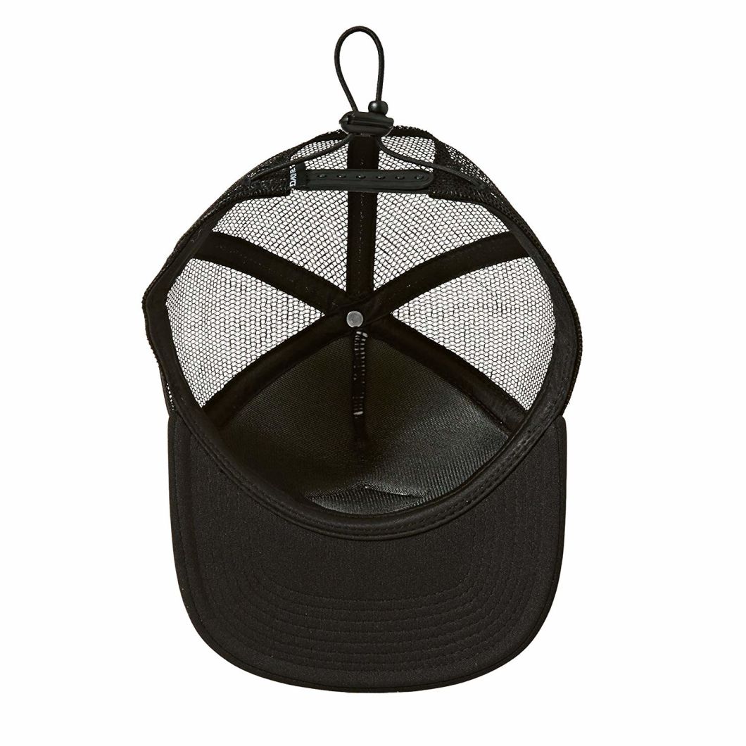 Custom Polyester Adjustable Lock Down Quick Dry Rope Trucker Cap