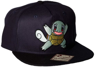 Custom Cotton Baseball Style Squirtle Color Snapback Hat Striped Cotton Snap Cap