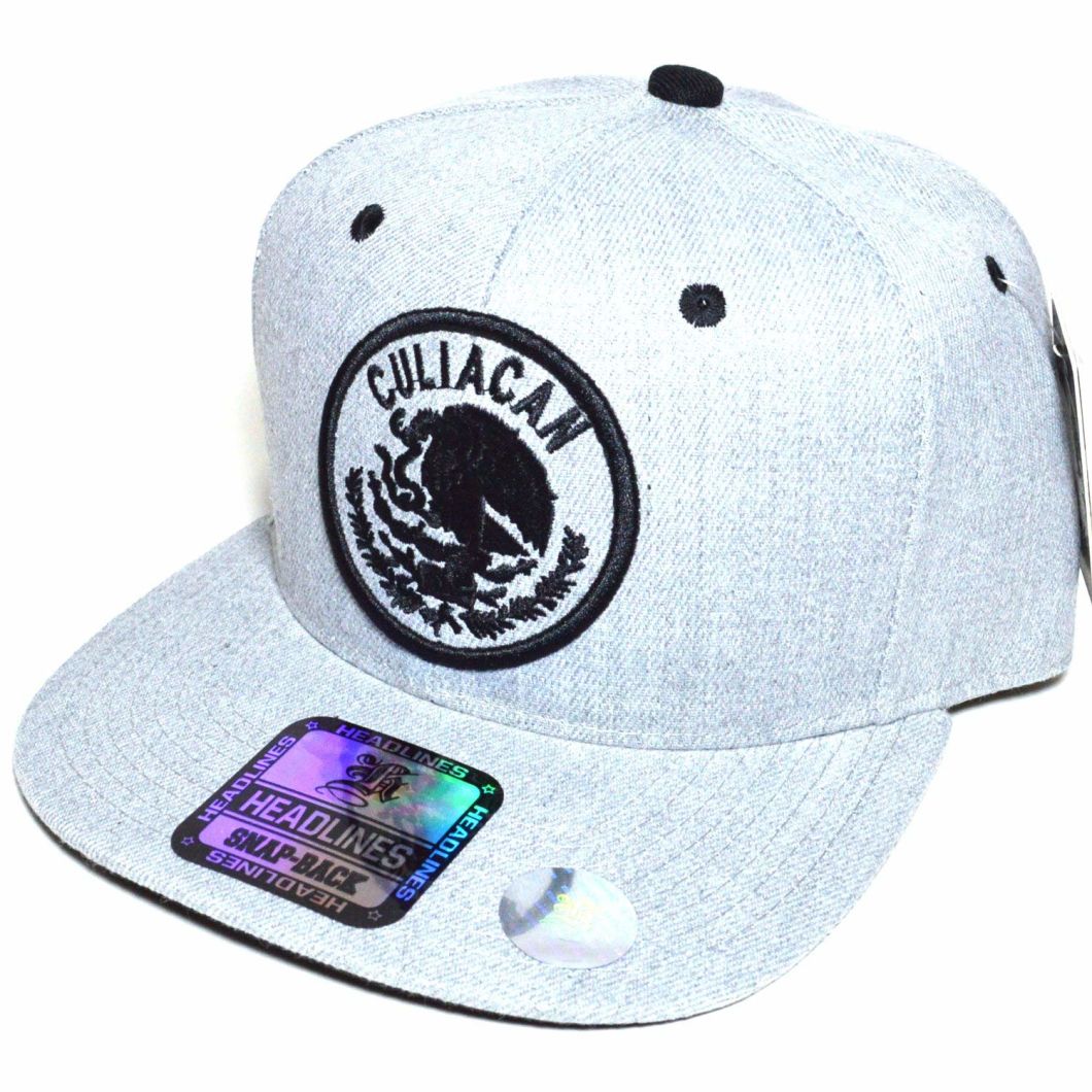 BSCI Audit Custom Adjustable Mexico Flag Embroidered Visor Snapback Cap