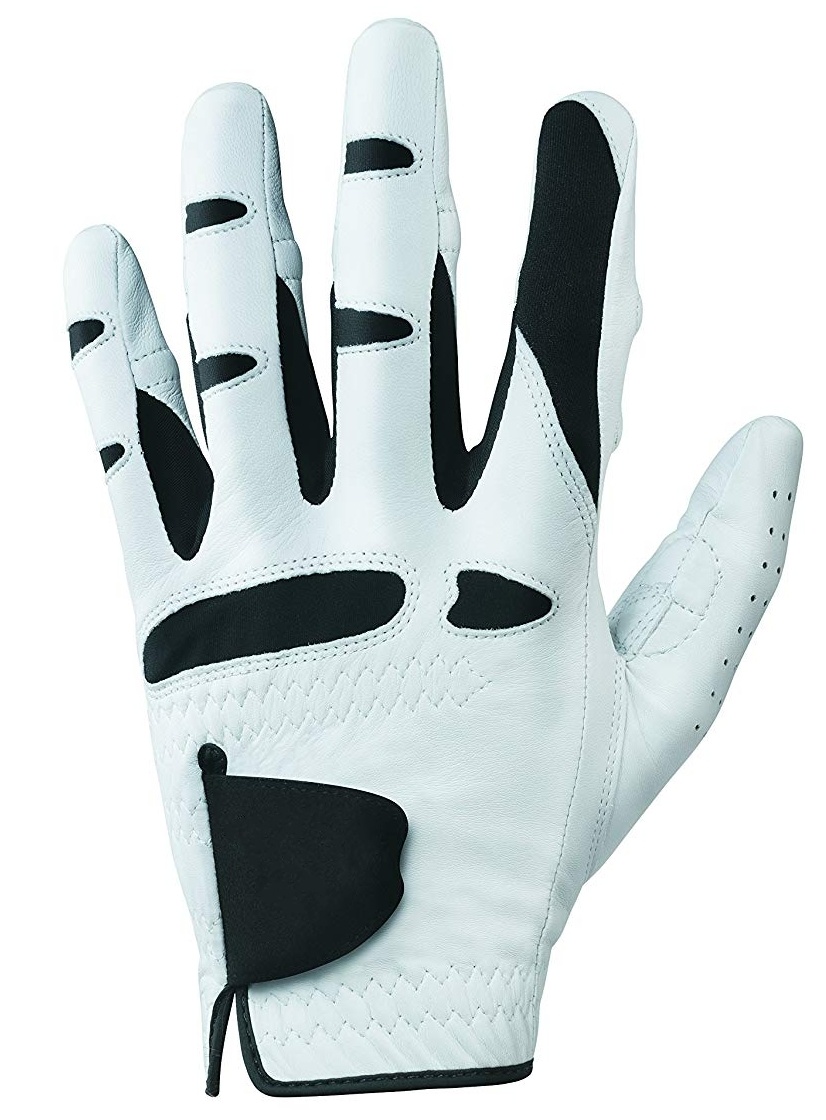Custom Men's Stablegrip White Durable Genuine Cabretta Leather Golf Gloves