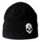 Unisex Men Women Skull Embroidery Custom Plain Knit Beanie Hat