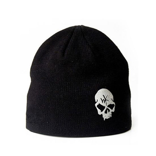 100% Acrylic Custom Warm Winter Beanie Knitted Hat with Skull Embroidered for Man Women
