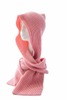 Acrylic Women Headscarf Winter Crochet Knit Hooded Scarf Hat