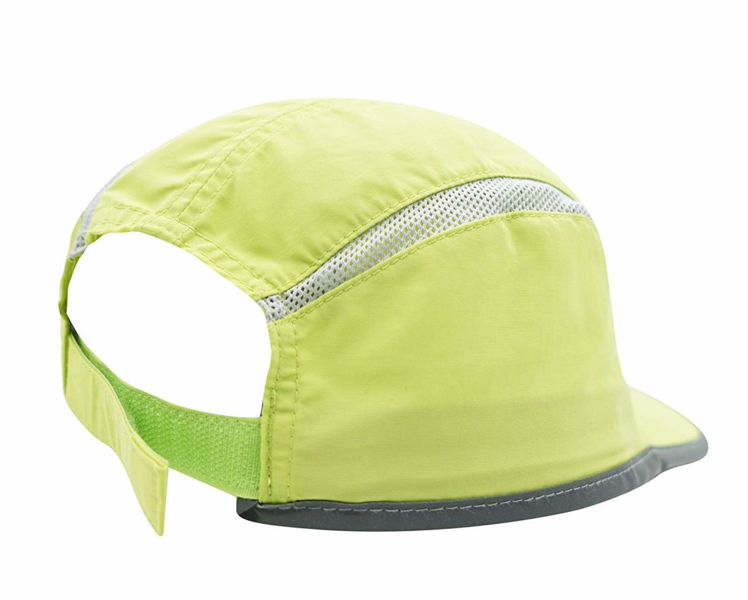 Wholesale Foldable Stripe Mesh Lightweight Quick Drying Runing Reflective Hat