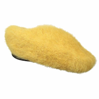 Wholesale Custom Knit Beret Faux Angora Hat with Leather Band for Women