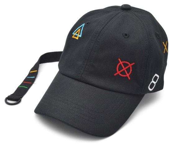 Unisex 6-Panel Embroidered Unconstructed Cotton Adjustable Baseball Cap Long Strap