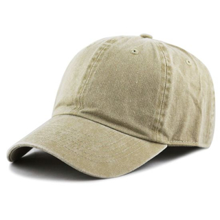 100% Cotton Adjustable Baseball Pigment Dyed Cap 6 Panel