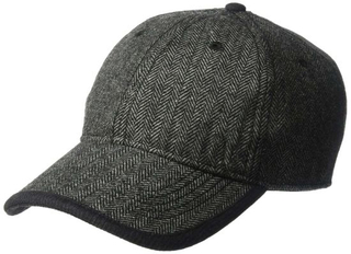Wholesale Adjustable Faux Leather Back Strap Wool Baseball Cap