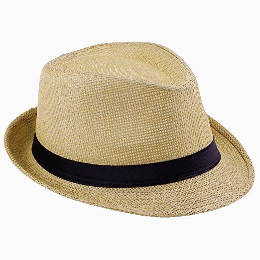 Sombrero Fedora Men′s Fashion Custom Paper Summer Beach Straw Hat