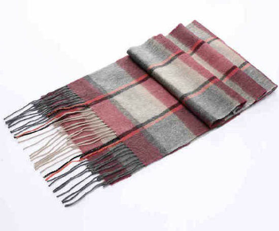 Sedex Audit Woven Plaid Factory Wholesale Winter Infinity Knit Scarf.