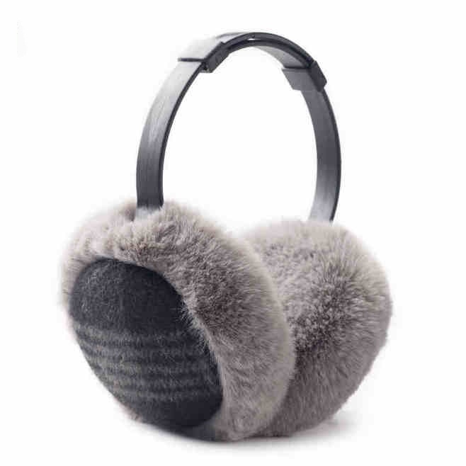 Fashion Rabbit Fur Ear Muff Factory Directly Supply Real Fur Winter Ear Muff