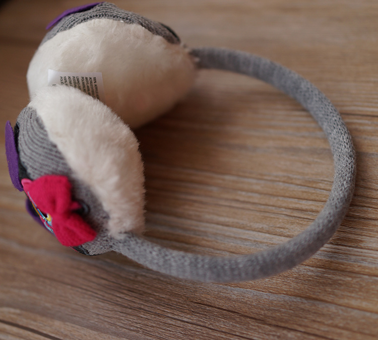 Hot Selling Fashion 100% Acrylic Winter Customized Knitted Jacquard Earmuff (earcap) with Jacquard Logo