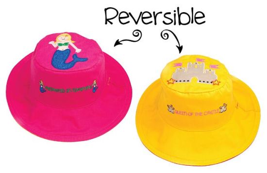 100%Cotton Cartoon Animal Reversible Embroidered Funny Kids Bucket Hat