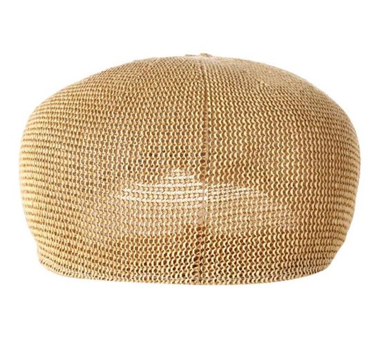 BSCI Audit Beret Style Summer Sun Mesh Classic Straw IVY Cap