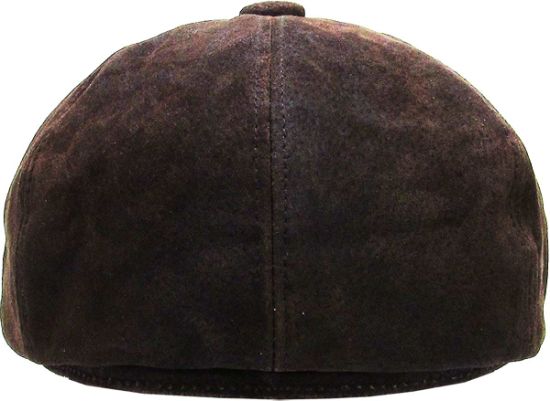 BSCI Audit Winter Adjustable Newsboy 100% Genuine Leather IVY Cap