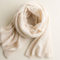 BSCI Audit Blank Sample Cashmere Knit Scarf Knit Cashmere Scarf