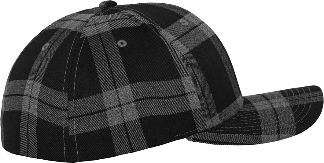 Sedex Audit Custom Adjustable 6-Panel MID-Profile Tartan Plaid Fitted Cap
