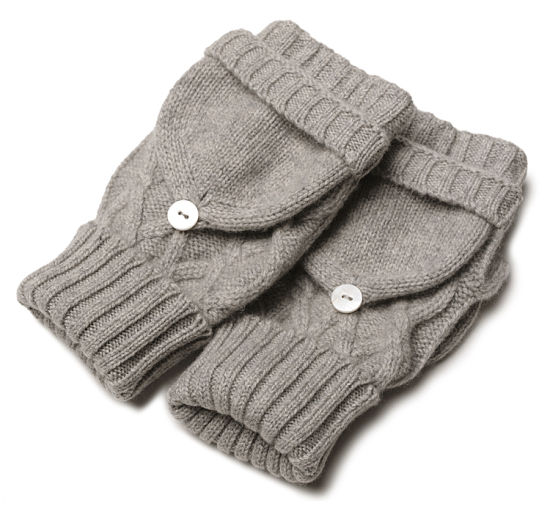 Custom Cotton Knit Soft Winter Beanie Hat Scarf Glove Set