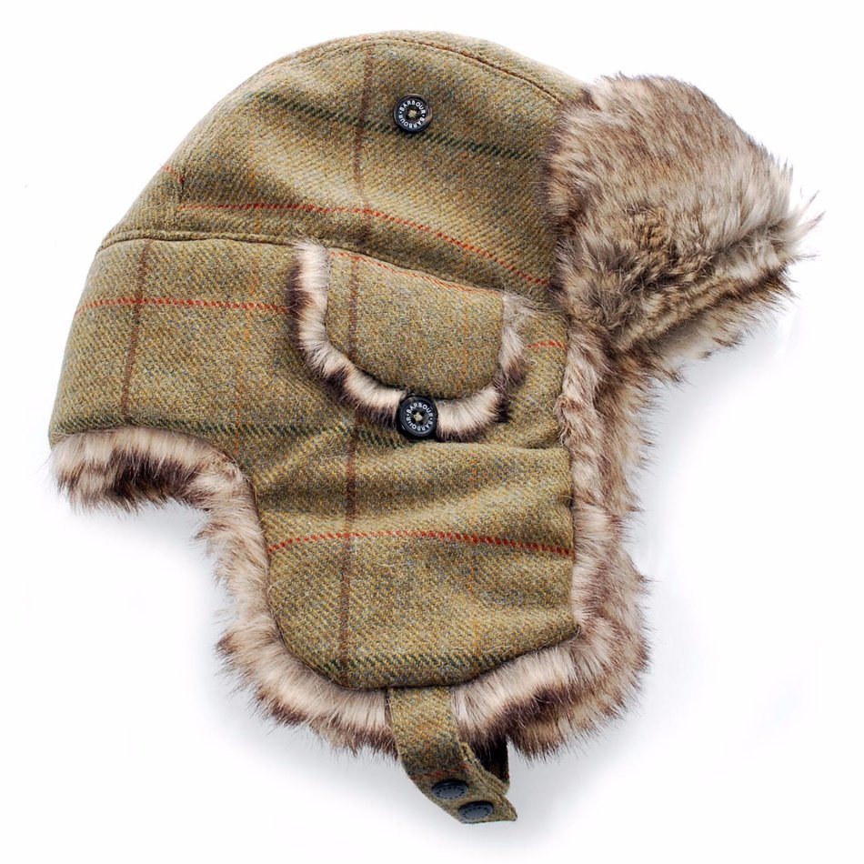 Winter Warm Bomber Hats Striped Fur Caps Men Women Russian Trapper Hat Aviator Trooper Ear Flap Snow Ski Hat Cap