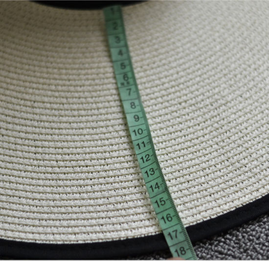 Sombrero White Lady Custom Paper Summer Wide Brim Beach Straw Hat