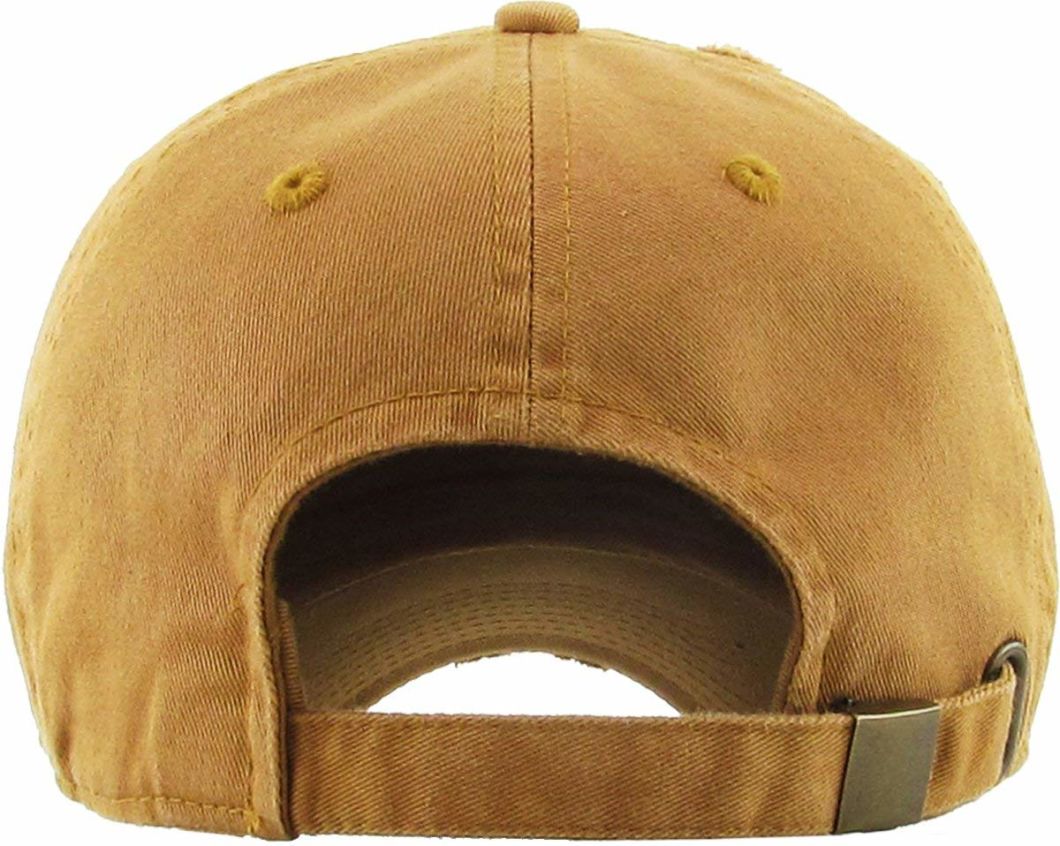 Cotton Adjustable Polo Trucker Style Washed Distressed Baseball Cap Hat