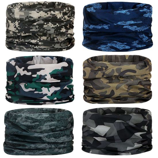 All Over Print Ski Mask Multifunctional Headwear Ear Warmer Headband Tube Bandana