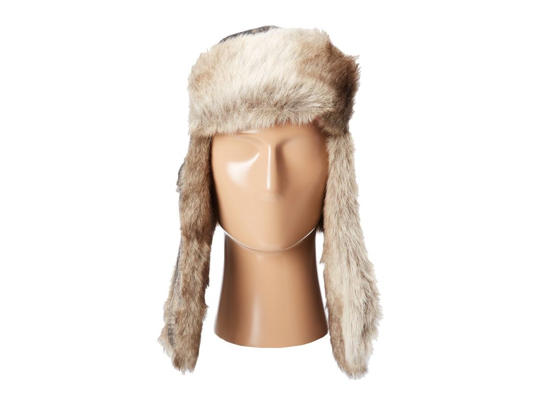 BSCI Audit 100% Polyester Russian Winter Trooper Fur Hat with Earflap