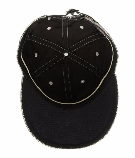 100% Cotton Traditional 6 Panel Flap Bill Adjustable Cap Men Baseball