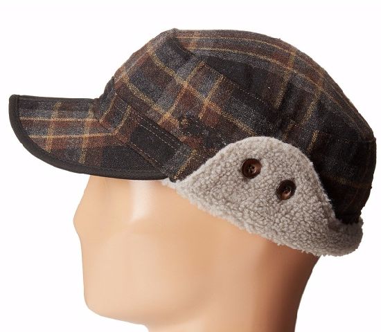 BSCI Audit Wool Polyester Fleece Cap Winter with Flip-up Contoured Earflaps