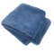 Winter Warm Soft Furry Wrap Around Loophole Women Blue Faux Fur Scarf