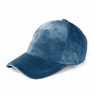 Adjustable Soft Baseball Cap 6-Panel Solid Sport Velvet Dad Hat