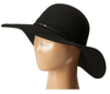 Wax Cord Hatband Wide Floppy Brim Wool Hat for Women