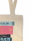100% Cotton Simple New York Canvas Book Tote Bag Printed with Multicolored Stack of Books