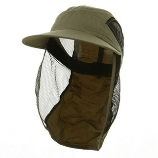 100% Polyester Sun Protection Mesh Outdoor Taslon Neck Shade Flap Hat Cap