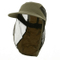 100% Polyester Sun Protection Mesh Outdoor Taslon Neck Shade Flap Hat Cap