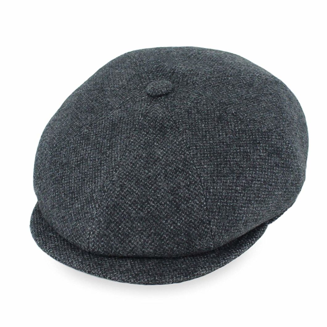 BSCI Audit Wholesale Warm Newsboy Cap Style Beret Wool Flat Girls Winter Cap
